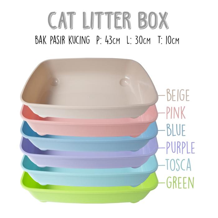 Kandila Bak Pasir Kucing Cat Litter Box - Bak Pasir Kucing