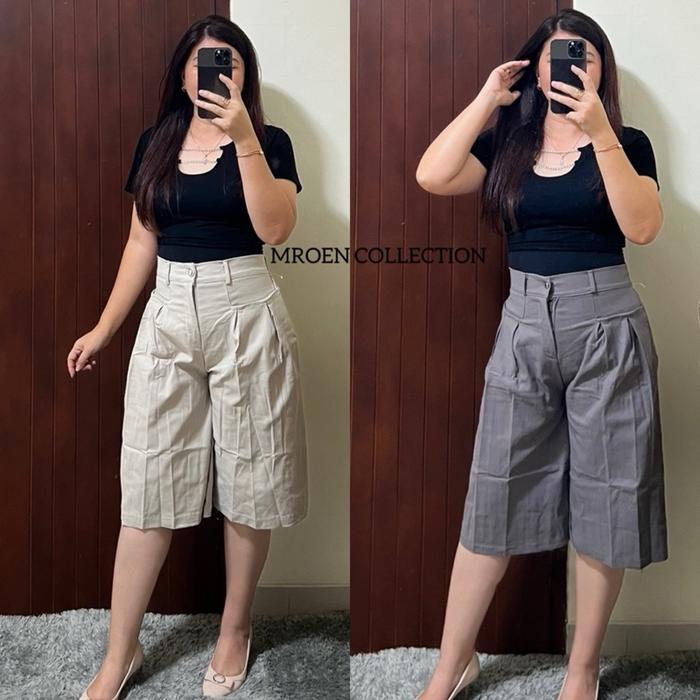 MROEN - 22068 CELANA KULOT VIONA 7/8 (BB 50-70kg) SOFT JEANS STRECH DEWASA READY DAN REAL PIC