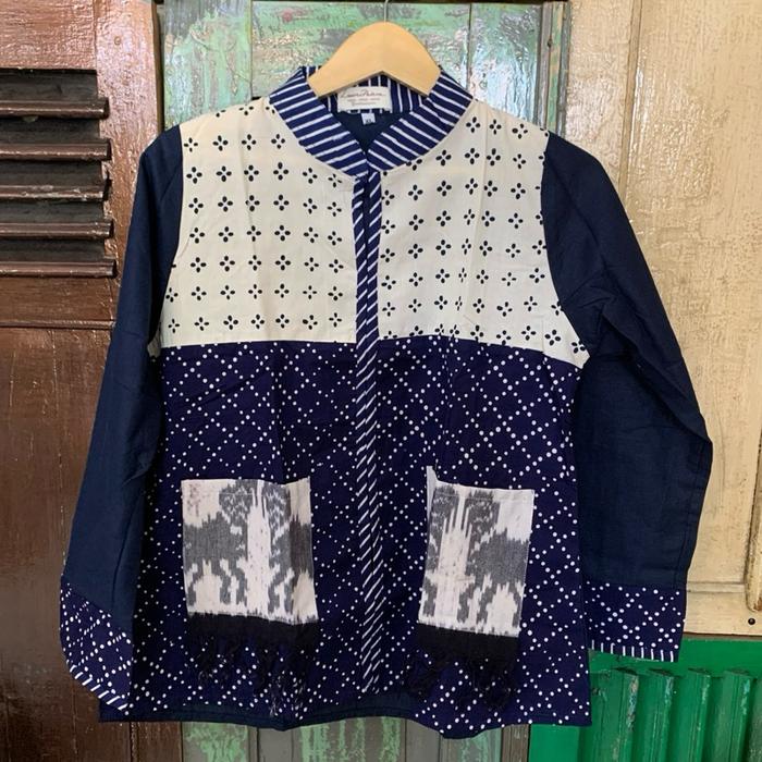 Batik Luwes Putera - Blus lengan panjang