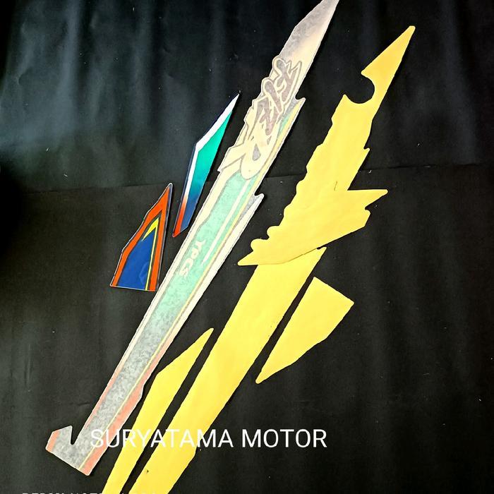 striping sticker lis yamaha fizr fiz r 1997 1998 ungu laminasi [NTS]