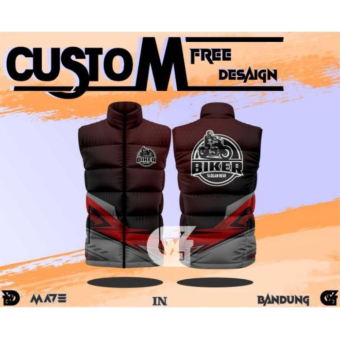 Rompi Pria/Rompi Custom/Rompi Motor Custom/Rompi Custom Satuan