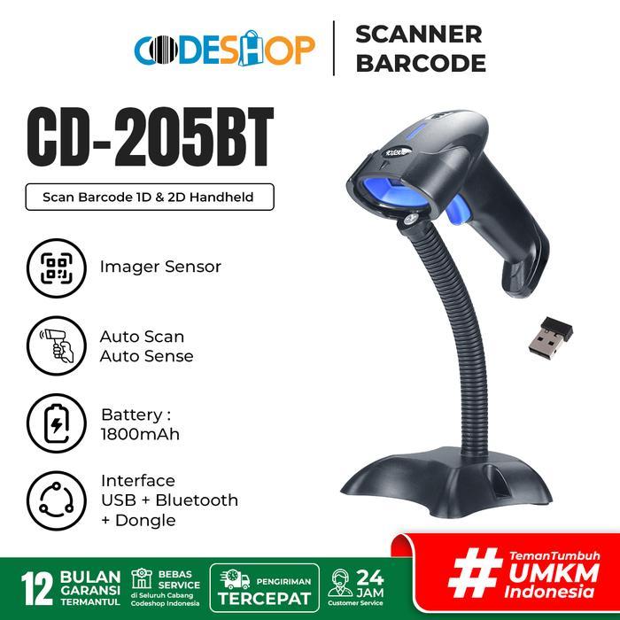 sale Scanner Barcode Imager Codeshop CD 205 Bluetooth Auto Scan