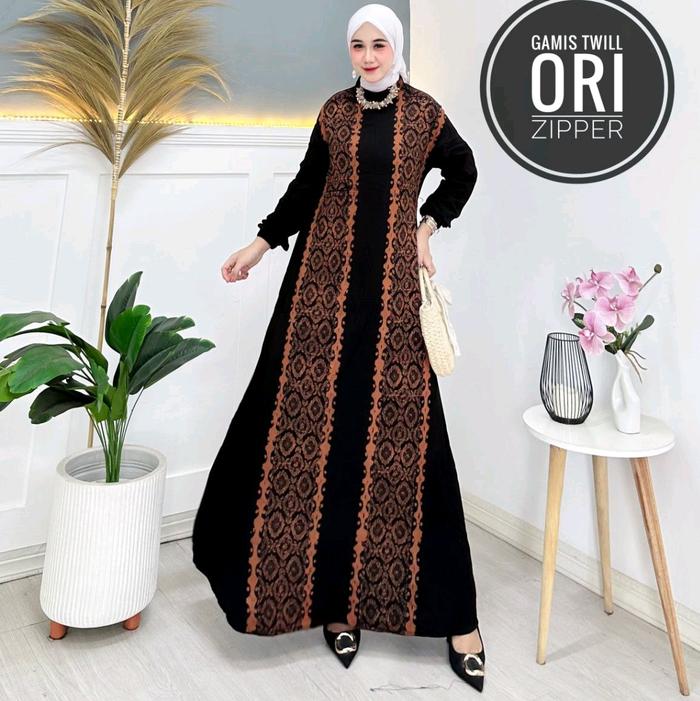GAMIS TWIL ORI GAMIS TERBARU 2025 GAMIS LEBARAN GAMIS MEWAH GAMIS MODEL TERBARU UNTUK LEBARAN MODEL 