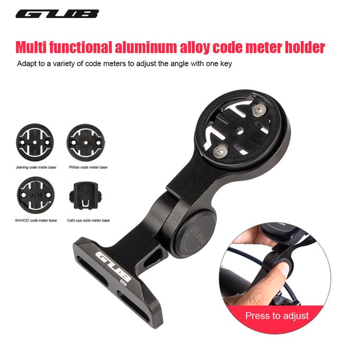 Aluminum Alloy Bike Stem Extension Computer Bracket Adjustable