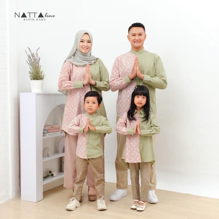 NATTALINE Set Batik Sarimbit Keluarga Cendana