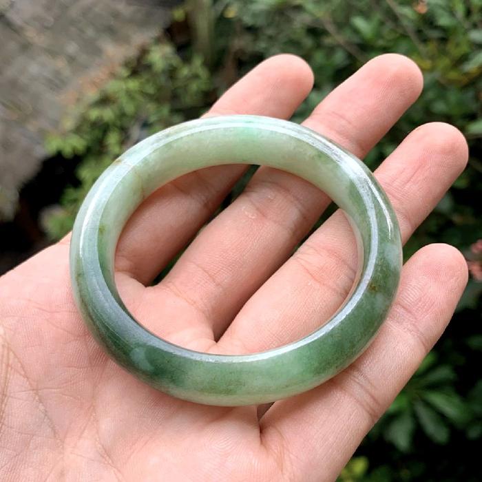 GARANSI GIOK ASLI ! gelang giok asli jadeite jade bangle birma type a vintage jadul lawas antik chin