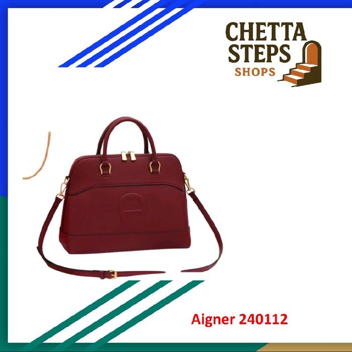 Tas Wanita Aigner 240112 - Tas Cewek Alma Logo ‘A’ 2Way Handle Bag