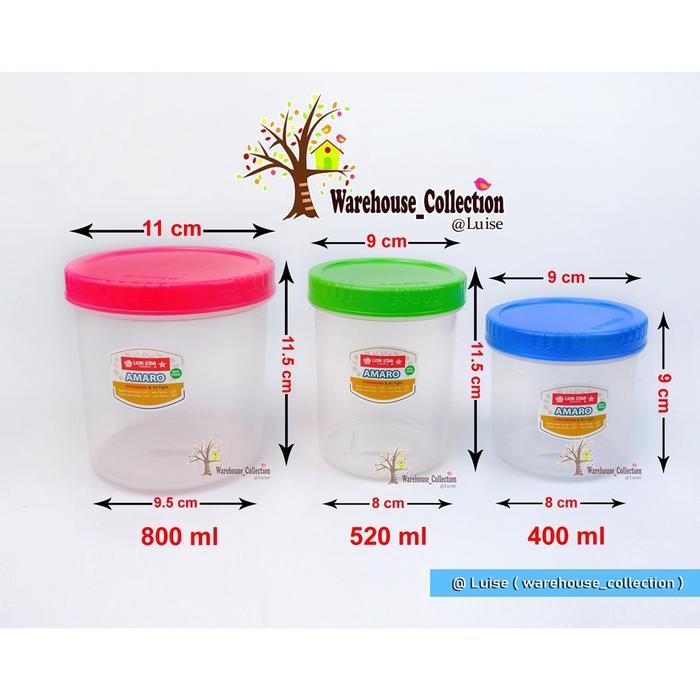 TOPLES DRAT 400ml/520ml/800ml / TEMPAT BUMBU / AMARO LION STAR
