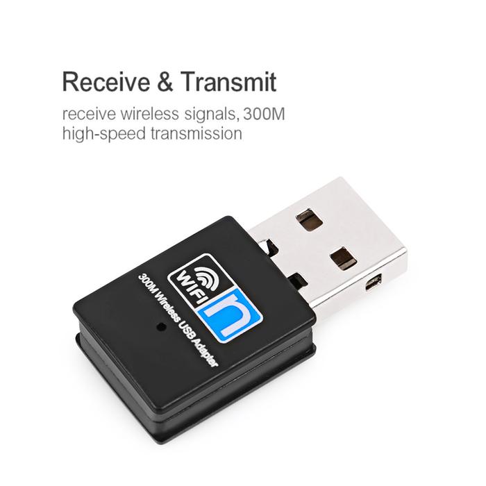 Mini USB Wifi Adapter 300Mbps Network Card USB2.0 Wi-fi Ethernet Wifi Dongle 802.11 n/g/b Laptop For