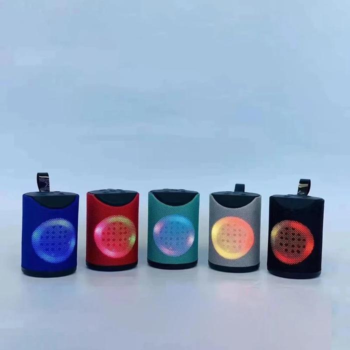 Speaker Bluetooth RGB Mini + Senter Wireless Speaker Portable LED Nirkabel