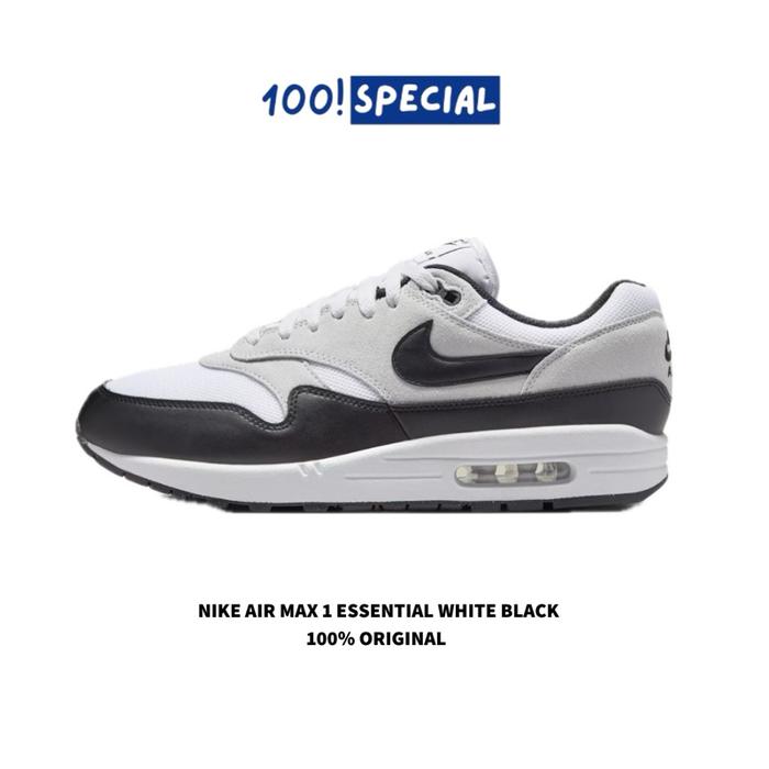 Sepatu Nike Air Max 1 Essential White Black BNIB