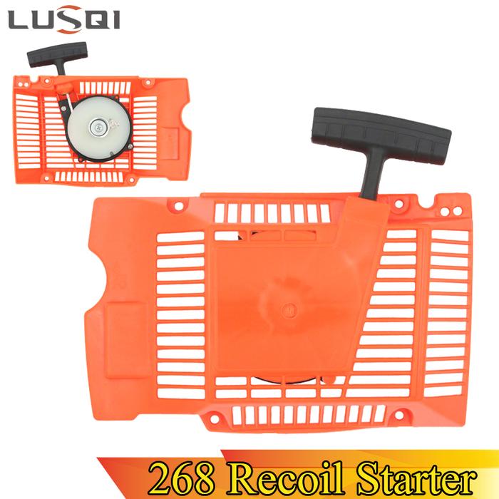 LUSQI Recoil Starter Gasoline Chainsaw Engine Repair Parts For HUSQVARNA 268 268K 268XP 272XP Chain 