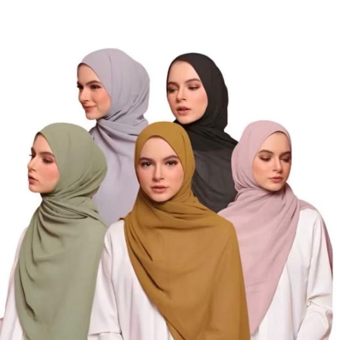 Hijab pasmina ceruti babydoll premium by Nabila Collection