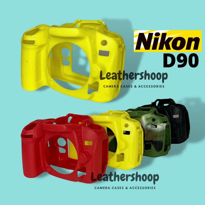 Cover Nikon D90 Ruber Case Karet Pelindung Body