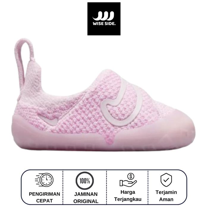 Sepatu Baby Nike Swoosh 1 (TD) Pearl Pink Baby Shoes FB3244 601 ORIGINAL