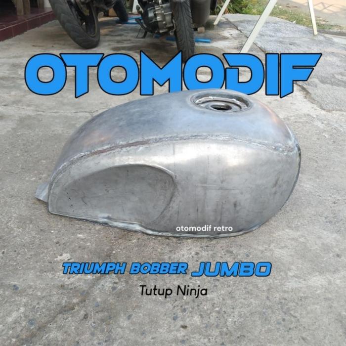Tangki Bobber Triumph V2 Tutup Ninja Jumbo Custom