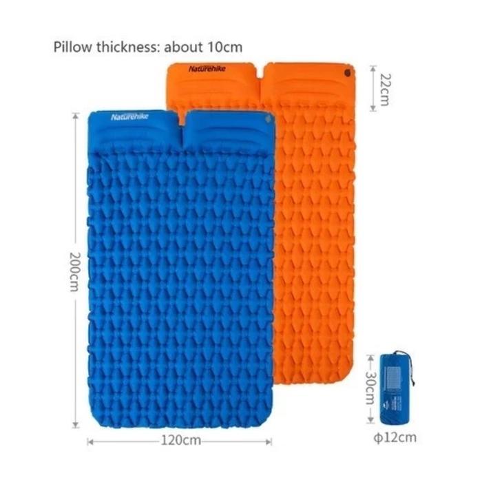 Matras Tiup Inflatable Sleeping Pad Ultralight Tomshoo *