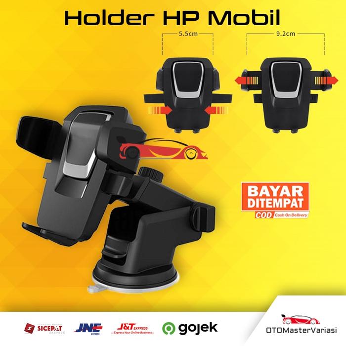 Car Holder hp Mobil Dashboard dan Kaca Phone Holder Mobil Tripod Hp Mobil Universal Tempat Hp Mobil