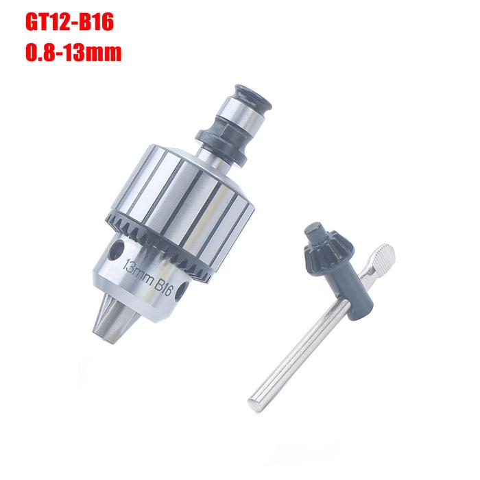 Berkualitas Baik Jenis Kunci Bor Chuck GT12-B16 0.8Mm Sampai 13Mm