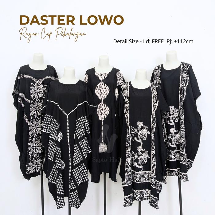 Paket RESELLER -5 PCS- Daster Lowo-Busui Friendly Daster Rayon Panjang Motif Bumil Baju Santai Dress