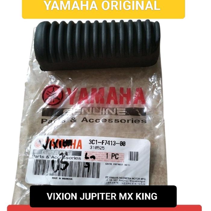 KARET PIJAKAN FOOTSTEP DEPAN ASSY YAMAHA VIXION JUPITER MX KING ORIGINAL Motorcycle