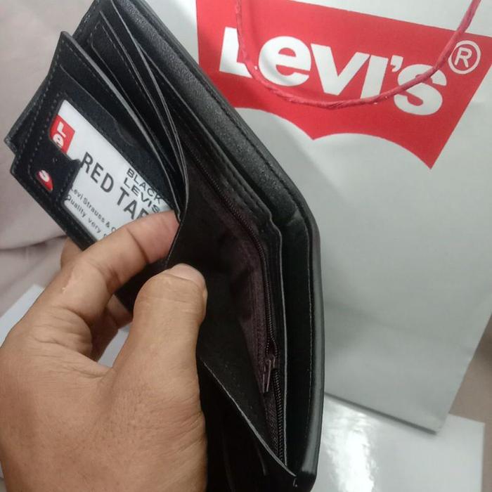 【NEW】 (PAKET HEMAT) DOMPET PRIA KULIT PU PREMIUM LV'S +PAPER BAG_FREE BOX