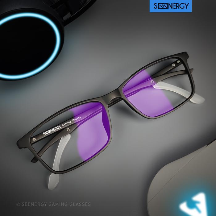 SEENERGY Kacamata Gaming | Zeus Midnight Black