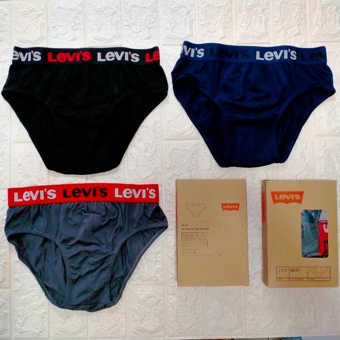 Celana Dalam Levis |CD PRIA LEVIS ASLI | REMAJA DEWASA || CELANA DALAM LAKI LAKI LEVI'S || SENPAK SE