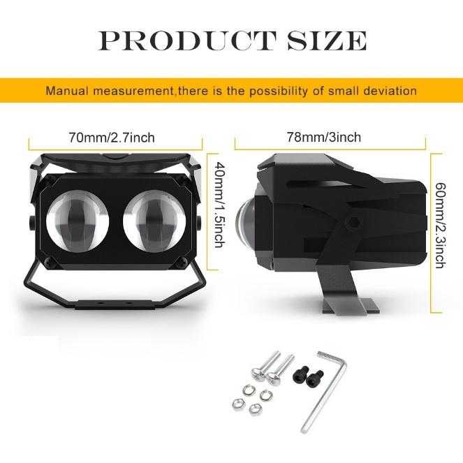 Ready Stok Lampu Tembak Sorot Led Laser Gun V12 M2 Lasergun Motor Mobil Dual Csp Mt27 Sql2 Sql 2 Mat