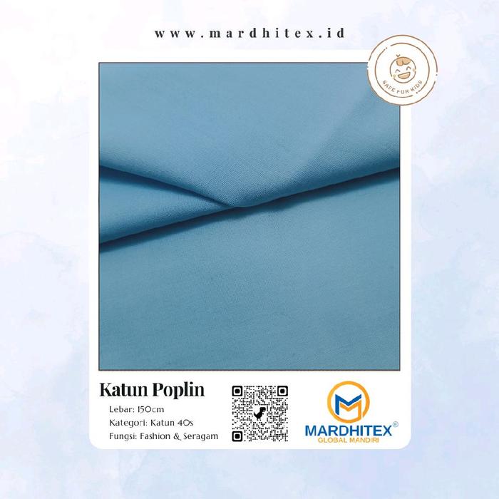 Kain Katun Poplin/Katun Jepang 40s Premium, Bahan Pakaian, Dress, Gamis. Ecer Permeter