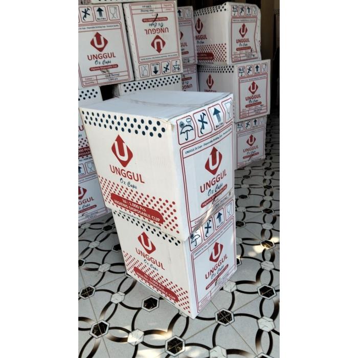 Safitiri ( Harga Pt ) Gelas Cup 22Oz 8 Gram, Merk Unggul , Model Datar , Untuk Kemasan Es Teh Jumbo