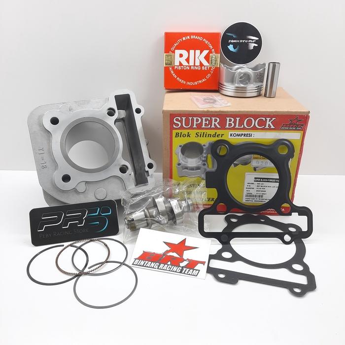 TERJAMIN Paket Bore Up Blok BRT Mio J Mio GT Soul GT 115 Fino Fi 115 Xride 115