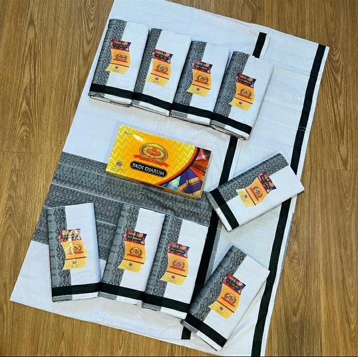 TERBARU!!!!Sarung jadul djarum putih strimin DJARUM SUPER LIMITED EDITION Dewasa Santri Motif