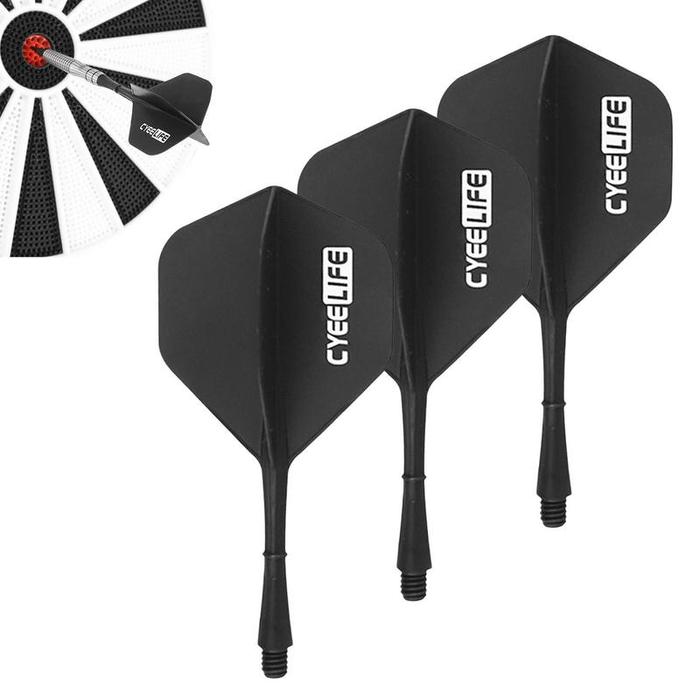 Dart Flights And Shafts Drop Resistant Shaft And Flight With Wide