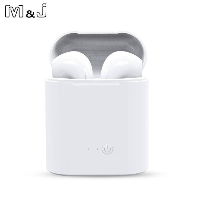 M&J i7s TWS Pair Wireless Hearphone Bluetooth Earphones I7 sport