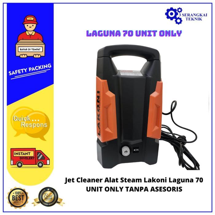 Jet Cleaner Alat Steam Cuci Motor Mobil AC Lakoni Laguna 70 UNIT ONLY TANPA ASESORIS