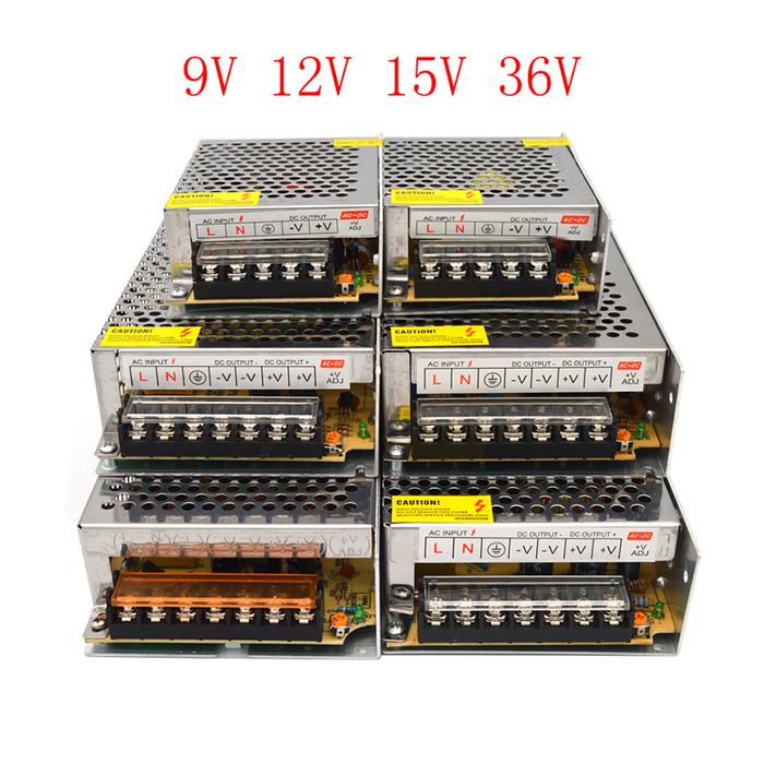 DC Power Supply 9V 12V 15V 36V Power Adapter 9 12 15 36 V Volt AC