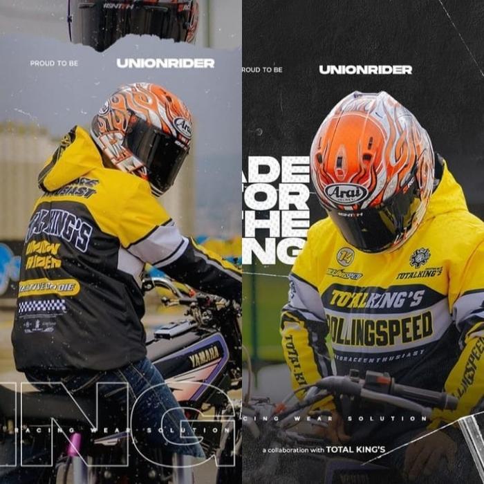 Jaket Motor Jaket Racing Rolling Speed Jaket RX King Fullprint - TOTAL KING'S, M