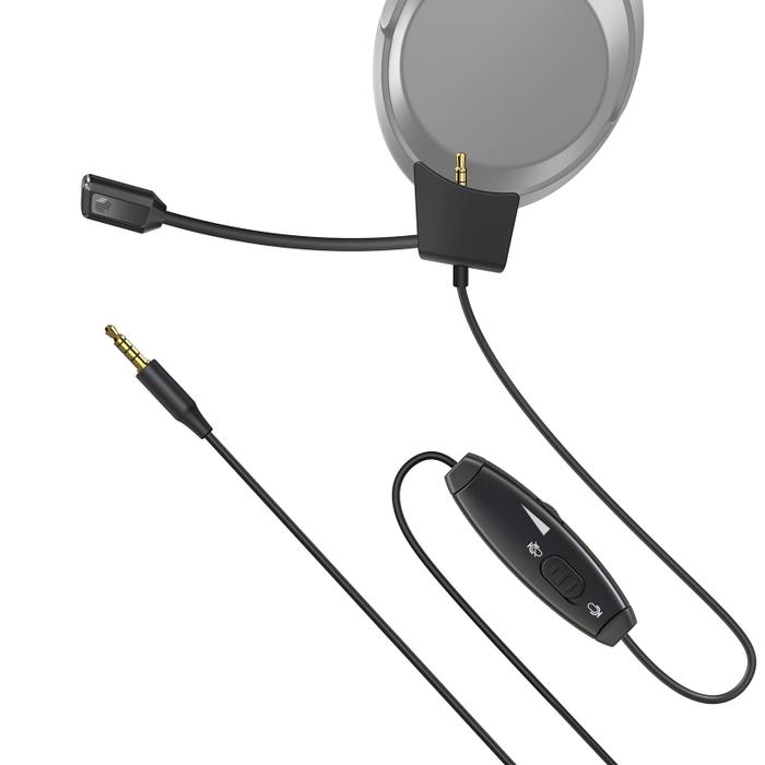 Gaming Boom Mic with Volume Control for Sony WH-1000XM4/1000XM3