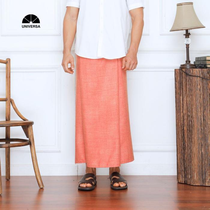 LIMITED EDITION Sarung Universa - Orange (Premium Sarong) | Sarung Polos  Muslim | Sarung  Dewasa Pr