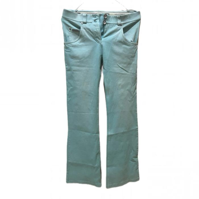 Celana Thrift Jeans Vintage (Bahan Stretch) Cutbray/Flare - Sky Blue