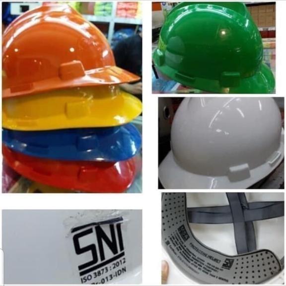 Helm Safety Proyek Nsa Safety Helmet Sni / Helm Safety Kerja Nsa /Msa