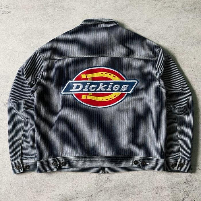 Rare Dickies Hickory multi pocket work jacket authentic original