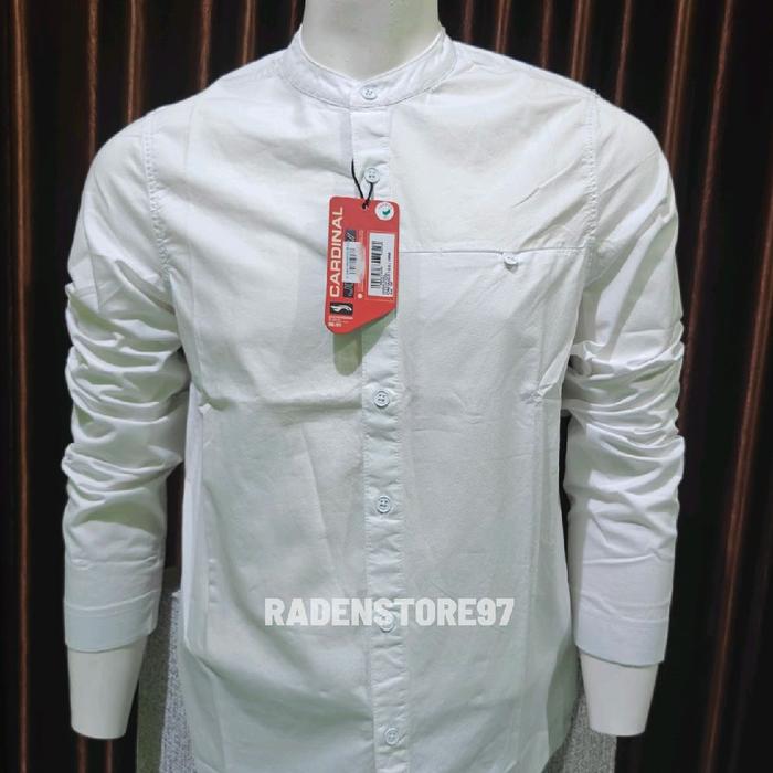 KOKO CARDINAL JEANS PUTIH ORIGINAL SLIMFIT KATUN LENGAN PANJANG