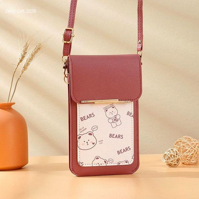 Vinnatsu Dompet Hp Tas Penyimpanan/ Tas Portabel/ Dompet HP Multifungsi Import Tas Selempang Wanita 