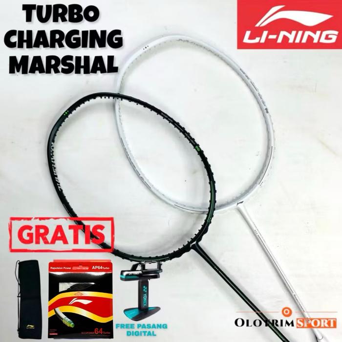 Raket Badminton LINING TURBO CHARGING MARSHAL TC Original