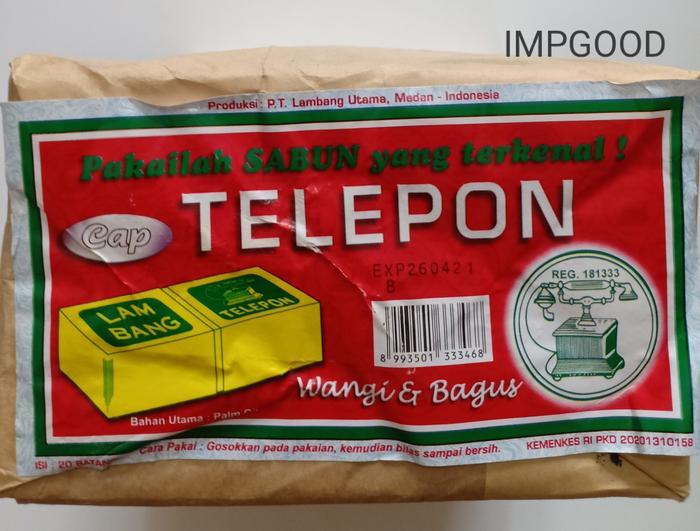SABUN TELEPON BATANGAN ISI 20