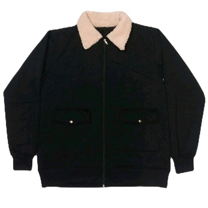 JAKET PRIA / LASKET BLACK / SWEATER BERKERAH / SWEATER ZIPPER / SWEATER RUGBY FULL ZIPPER / SWEATER 