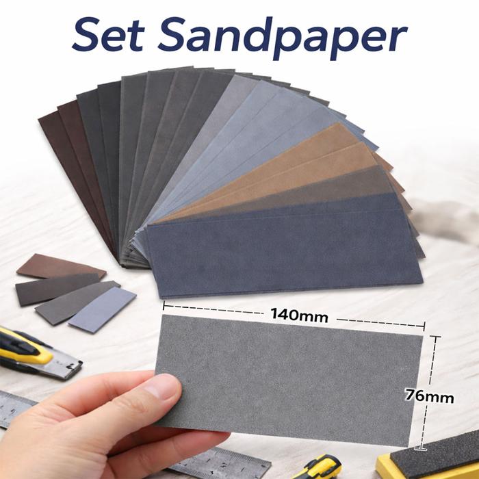 Mutiaramall - Kertas Amplas Carbide | Sandpaper Waterproof | Amplas Halus