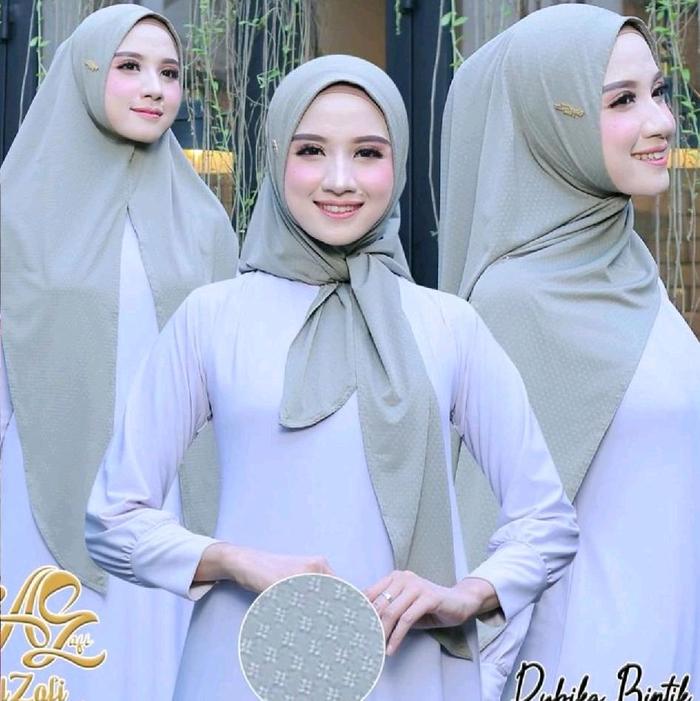 HIJAB INSTAN AL ZAFI RUBICA BINTIK//HIJAB AL ZAFI